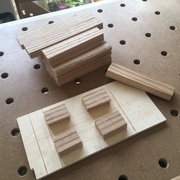 Le gabarit pour la mise à longueur.