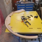 J'ai ensuite terminé l'usinage au bouffe tout