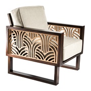 Réédition de fauteuil art déco bois métal http://openarmsatthewolfeden.com