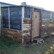 bardage en croute de pin