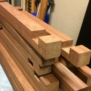 assemblage à mi bois (mode chalet suisse)