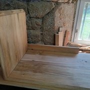 Le début de l'assemblage à blanc