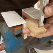 nettoyage du fond d'entaille.