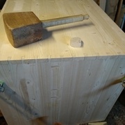 un peu de paraffine pour la mise en place!