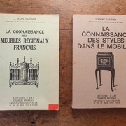Lot de 2 livres La connaissance des meubles