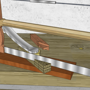 **3/** Nous arasons les bois chutes.