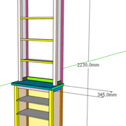 Le projet sous sketchup