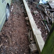 je rajouterai ensuite d'autre pierre pour combler et un enduit à la chaux.