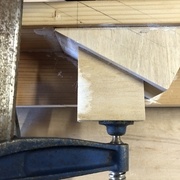 Pressage du bloc pour la prise d'aspiration. 30°, et ça ne glisse pas