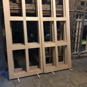 Les ossatures en cours de réalisation - Assemblages à sec