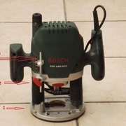 Défonceuse Bosch - réglage de la profondeur.