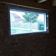 Mise en place sans le vitrage