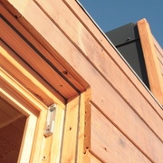 Détail du tableau de la porte d'entrée