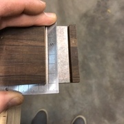 Tracé de l'axe de la rainure