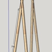 la modélisation partielle est suffisante pour se faire une idée du travail et à peu près conforme au relevé de cotes