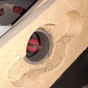 Gabarit : deux cercles et des oreilles de Mickey pour la pince