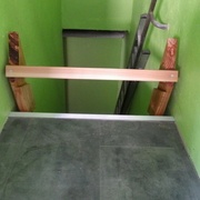 fixation qui viendra sous la muraillère