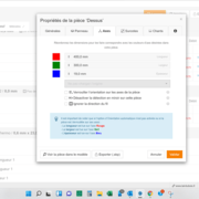 Ici après suppression des lamelles ... tout rentre dans l'ordre