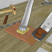 Première opération: mollet en bout