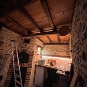 Plancher grossier du plafond en chêne