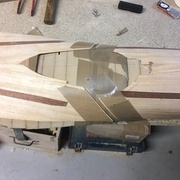 les deux coques avant collage