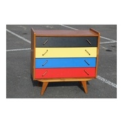 Commode 4 tiroirs formica années 50/60 http://www.collectorchic.com/