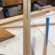 marquage des coupes en biseau à faire (pied)