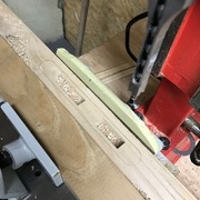 Usinage du passage des pênes (dormant et demi-tour)