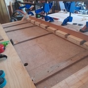 collage parement inferieur