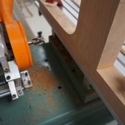 Taille du renfort arrière.