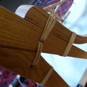 pas de colle et ça tient car cordelette vernie