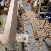 Retouche après collage, mise à largeur