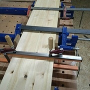 Fabrication des contre collé montants et traverses