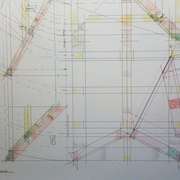 vue en plan du noulet et arêtier