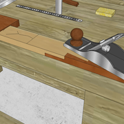 **9/** Nous coupons les abouts puis replanissons l'exercice.