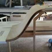 Fabrication de la vague à 2 galbes