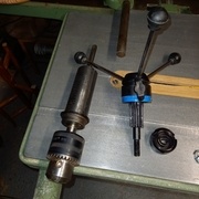 La colonne démontée