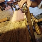 arrondi au rabot de paume