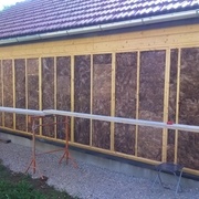 Isolation des murs 120mm