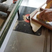 Patron de la traverse - Découpe du vrai patron de la traverse.