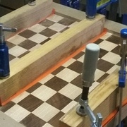 2eme collage, en bois de bout.