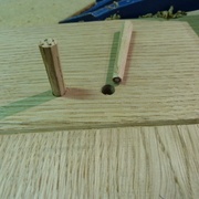 Les chevilles en chêne