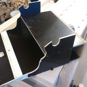 Le caisson raboteuse vue de dessous