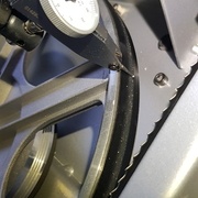 Série de mesure avec touche au centre du ruban