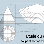 fig 2/ Tracés des divisions  sur les vues