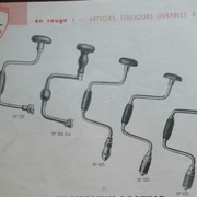 Vilebrequins simples sans cliquet, Peugeot Frères 1938