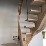 pose de l'escalier