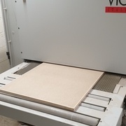 Calibrage avant le collage