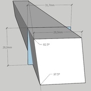 Section des 6 traverses longitudinales