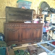 le meuble du dessus c'est de la récup roche bobois.